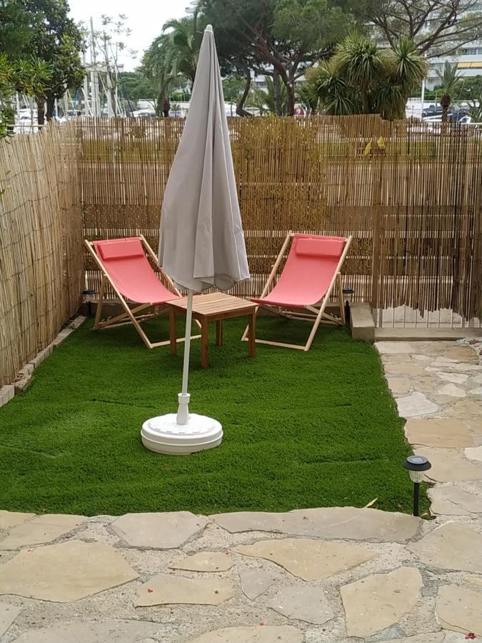 Studio Rez De Jardin Marina Baie Des Anges Вильнёв-Лубе Экстерьер фото