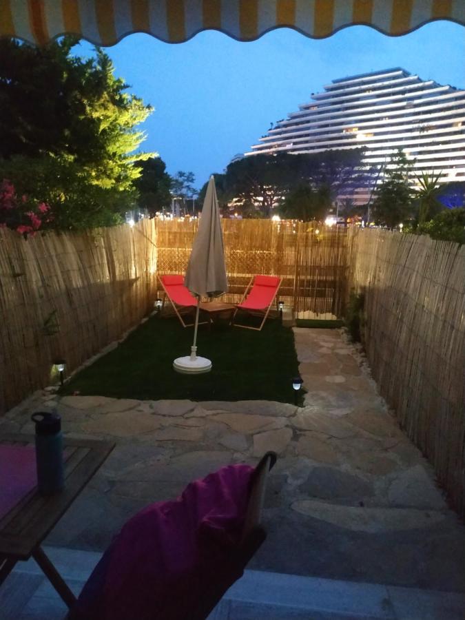 Studio Rez De Jardin Marina Baie Des Anges Вильнёв-Лубе Экстерьер фото